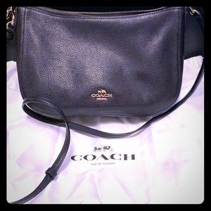 Coach shoulder and crossbody leather bag, like new